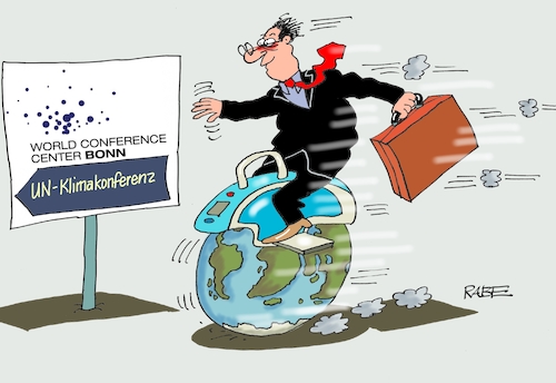 Cartoon: Klimakonferenz mit Hooverboard (medium) by RABE tagged habeck,grüne,bündnis,parteispitze,kanzlerfrage,akk,merkel,rabe,ralf,böhme,cartoon,karikatur,pressezeicnung,farbcartoon,tagescartrtoon,umwelt,umweltpolitik,wählergunst,weltklima,weltklimakonferenz,bonn,friday,for,future,umweltschutz,greta,umweltaktivisten,weltkugel,hooverboar,und,habeck,grüne,bündnis,parteispitze,kanzlerfrage,akk,merkel,rabe,ralf,böhme,cartoon,karikatur,pressezeicnung,farbcartoon,tagescartrtoon,umwelt,umweltpolitik,wählergunst,weltklima,weltklimakonferenz,bonn,friday,for,future,umweltschutz,greta,umweltaktivisten,weltkugel,hooverboar,und