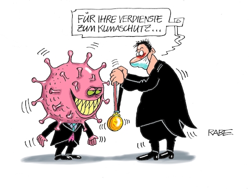 Cartoon: Klimaprima (medium) by RABE tagged corona,bildung,bildungsminister,kanzleramt,bildungskonferenz,lehrerkonferenz,laptop,ausstatung,digitalisierung,bildungsmonitor,internetzugan,wlan,aufwachen,klima,klimaziele,klimaschutz,preisträger,orden,lockdown,shutdown,fallzahlen,corona,bildung,bildungsminister,kanzleramt,bildungskonferenz,lehrerkonferenz,laptop,ausstatung,digitalisierung,bildungsmonitor,internetzugan,wlan,aufwachen,klima,klimaziele,klimaschutz,preisträger,orden,lockdown,shutdown,fallzahlen