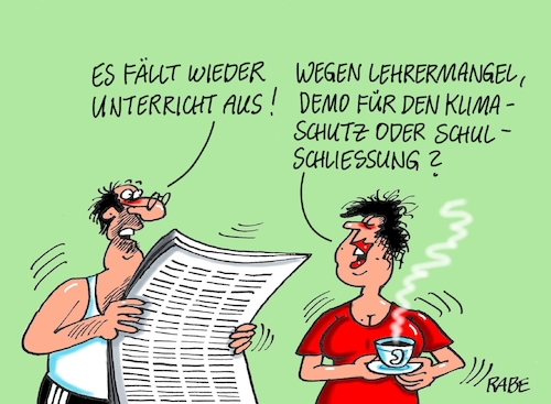 Cartoon: Klimawandeldemo (medium) by RABE tagged bildung,bildungspolitik,ländersache,digitalisierung,bund,grundgesetzänderung,rabe,ralf,böhme,cartoon,karikatur,pressezeichnung,farbcartoon,tagescartoon,lehrer,schüler,schultafel,kohle,kohleausstieg,kohlekommission,demo,demonstration,klima,klimawandel,klimaschutz,unterrichtsausfall,stundenausfall,lehrermangel,großdemo,schulschließung,bildung,bildungspolitik,ländersache,digitalisierung,bund,grundgesetzänderung,rabe,ralf,böhme,cartoon,karikatur,pressezeichnung,farbcartoon,tagescartoon,lehrer,schüler,schultafel,kohle,kohleausstieg,kohlekommission,demo,demonstration,klima,klimawandel,klimaschutz,unterrichtsausfall,stundenausfall,lehrermangel,großdemo,schulschließung