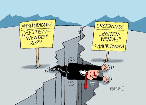 Cartoon: Kluft (medium) by RABE tagged olaf,scholz,bundeskanzler,ankündigung,zeitenwende,ergebnisse,opposition,union,rabe,ralf,böhme,cartoon,karikatur,pressezeichnung,farbcartoon,tagescartoon,kluft,spalt,brücke,ampel,ampelregierung,abgrund,olaf,scholz,bundeskanzler,ankündigung,zeitenwende,ergebnisse,opposition,union,rabe,ralf,böhme,cartoon,karikatur,pressezeichnung,farbcartoon,tagescartoon,kluft,spalt,brücke,ampel,ampelregierung,abgrund