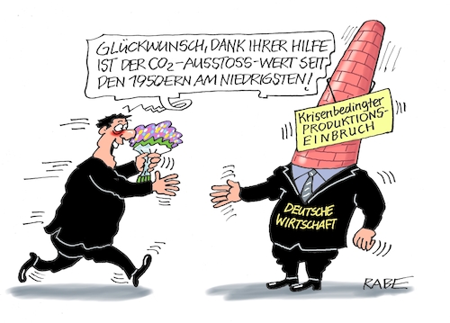 Cartoon: Krisenbedingter Glückwunsch (medium) by RABE tagged ampelregierung,scholz,spd,grüne,fdp,lindner,kinder,kindergrundsicherung,rabe,ralf,böhme,cartoon,karikatur,pressezeichnung,farbcartoon,tagescartoon,hausmeister,ohren,zähne,klimakrise,klimawandel,umweltverschmutzung,feinstaub,produktionseinbruch,kohlendioxyd,auszeichnung,glückwunsch,blumenstrauss,industrie,wirtschaft,deutschland,schornstein,schlot,esse,ausser,betrieb,ampelregierung,scholz,spd,grüne,fdp,lindner,kinder,kindergrundsicherung,rabe,ralf,böhme,cartoon,karikatur,pressezeichnung,farbcartoon,tagescartoon,hausmeister,ohren,zähne,klimakrise,klimawandel,umweltverschmutzung,feinstaub,produktionseinbruch,kohlendioxyd,auszeichnung,glückwunsch,blumenstrauss,industrie,wirtschaft,deutschland,schornstein,schlot,esse,ausser,betrieb