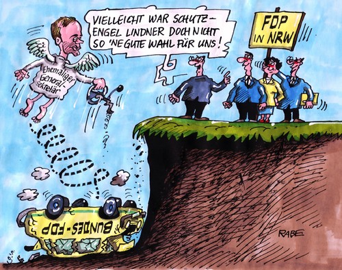 Cartoon: Lindnerengel (medium) by RABE tagged nrw,landtag,landtagswahl,rotgrün,regierungsbildung,lindner,fdp,cdu,liberale,spd,kraft,röttgen,umweltminister,parteispitze,generalsekretär,rösler,wahlergebnis,wahlniederlage,wahlsieg,wahlurne,spitzenkandidat,stimmzettel,wähler,umfrage,politbarometer,tortendiagramm,engel,schutzengel,unfall,crash,schlucht,absturz,wählergunst,nrw,landtag,landtagswahl,rotgrün,regierungsbildung,lindner,fdp,cdu,liberale,spd,kraft,röttgen