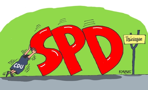 Cartoon: Linkstrend (medium) by RABE tagged links,linke,linksrutsch,linkstrend,landtagswahl,landtag,thüringen,ramelow,lieberknecht,cdu,spd,kippe,rabe,ralf,böhme,cartoon,karikatur,pressezeichnung,farbcartoon,tagescartoon,buchstaben,koalitionsgespräche,rot,grün,schwarz,afd,links,linke,linksrutsch,linkstrend,landtagswahl,landtag,thüringen,ramelow,lieberknecht,cdu,spd,kippe,rabe,ralf,böhme,cartoon,karikatur,pressezeichnung,farbcartoon,tagescartoon,buchstaben,koalitionsgespräche,rot,grün,schwarz,afd