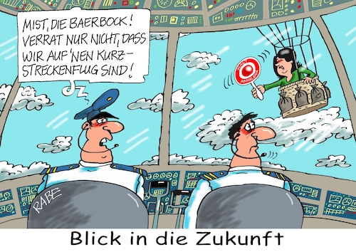 Cartoon: Luftraumüberwachung (medium) by RABE tagged grüne,annalena,baerbock,robert,habeck,kanzlerkandidatin,rabe,ralf,böhme,cartoon,karikatur,pressezeichnung,farbcartoon,tagescartoon,kurzstreckenflüge,solarzellen,flugzeuge,luftraumüberwachung,corona,piloten,cockpit,grüne,annalena,baerbock,robert,habeck,kanzlerkandidatin,rabe,ralf,böhme,cartoon,karikatur,pressezeichnung,farbcartoon,tagescartoon,kurzstreckenflüge,solarzellen,flugzeuge,luftraumüberwachung,corona,piloten,cockpit