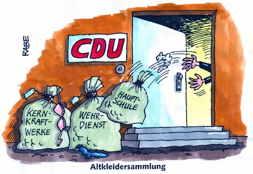 Cartoon: Lumpen (medium) by RABE tagged altkleidersammlung,altkleidercontainer,kleider,klamotten,müll,lumpen,lumpenball,bundesregierung,kanzlerin,merkel,cdu,koalition,euro,krise,umweltminister,röttgen,kernkraft,kernkraftwerk,kernenergie,atomkraftwerk,abschaltung,moratorium,atomausstieg,grüne,wehrdienst,wehrpflicht,bundeswehr,verteidigungsminister,soldaten,freiwillge,aussetzung,schule,hauptschule,regelschule,realschule,gymnasium,schüler,lehrer,unterricht,pisastudie,klassenzimmer,lehrerzimmer,bildung,bildungsministerin,altkleidersäcke,schlüpfer,socken,büstenhalter,mäntel,hosen,altkleidersammlung,altkleidercontainer,kleider,klamotten,müll,lumpen,lumpenball,bundesregierung,kanzlerin,merkel,umweltminister,röttgen,kernkraft,kernkraftwerk