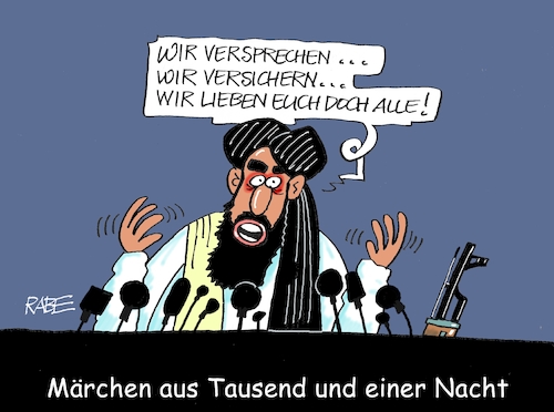 Cartoon: Märchenstunde (medium) by RABE tagged taliban,kabul,afgahnistan,ortkräfte,botschaftsmitarbeiter,maas,akk,rückholaktion,rabe,ralf,böhme,cartoon,karikatur,pressezeichnung,farbcartoon,tagescartoon,mikrofon,märchen,märchenstunde,presskonferenz,taliban,kabul,afgahnistan,ortkräfte,botschaftsmitarbeiter,maas,akk,rückholaktion,rabe,ralf,böhme,cartoon,karikatur,pressezeichnung,farbcartoon,tagescartoon,mikrofon,märchen,märchenstunde,presskonferenz