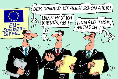 Cartoon: Maltagipfel (medium) by RABE tagged malta,eu,sondergipfel,flüchtlingskrise,brexit,donald,trump,tusk,rabe,ralf,böhme,cartoon,karikatur,pressezeichnung,farbcartoon,tagescartoon,ausreisen,usa,präsident,malta,eu,sondergipfel,flüchtlingskrise,brexit,donald,trump,tusk,rabe,ralf,böhme,cartoon,karikatur,pressezeichnung,farbcartoon,tagescartoon,ausreisen,usa,präsident