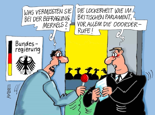 Cartoon: Merkelbefragung (medium) by RABE tagged bundestag,vizepräsident,vizepräsidentenwahl,harder,kühnel,afd,abstimmung,niederlage,rabe,ralf,böhme,cartoon,karikatur,pressezeichnung,farbcartoon,tagescartoon,brexit,london,may,eu,austritt,deal,merkel,kanzlerin,befragung,fragestunde,enteignung,zwischenrufe,briten,order,ooorder,bundestag,vizepräsident,vizepräsidentenwahl,harder,kühnel,afd,abstimmung,niederlage,rabe,ralf,böhme,cartoon,karikatur,pressezeichnung,farbcartoon,tagescartoon,brexit,london,may,eu,austritt,deal,merkel,kanzlerin,befragung,fragestunde,enteignung,zwischenrufe,briten,order,ooorder