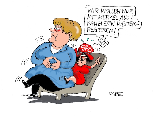 Cartoon: Merkelsitz (medium) by RABE tagged groko,spd,cdu,union,merkel,kanzlerin,kanzlerkandidaten,rabe,ralf,böhme,cartoon,karikatur,pressezeichnung,farbcartoon,tagescartoon,regierung,bundesregierung,regierungskrise,landtagswahl,thüringen,ramelow,afd,fdp,kemmerich,sitz,groko,spd,cdu,union,merkel,kanzlerin,kanzlerkandidaten,rabe,ralf,böhme,cartoon,karikatur,pressezeichnung,farbcartoon,tagescartoon,regierung,bundesregierung,regierungskrise,landtagswahl,thüringen,ramelow,afd,fdp,kemmerich,sitz