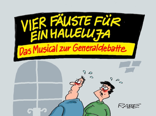 Cartoon: Musical (medium) by RABE tagged gas,gassparen,gasnotstand,gasgeben,sanktionen,gasspeicher,gasheizung,rabe,ralf,böhme,cartoon,karikatur,pressezeichnung,farbcartoon,tagescartoon,robert,habeck,putin,ukrainekrieg,generaldebatte,bundestag,abrechnung,insolvenz,scholz,merz,atomenergie,atomkraftwerke,fäuste,halleluja,film,komödie,terence,hill,bud,spencer,musical,show,gas,gassparen,gasnotstand,gasgeben,sanktionen,gasspeicher,gasheizung,rabe,ralf,böhme,cartoon,karikatur,pressezeichnung,farbcartoon,tagescartoon,robert,habeck,putin,ukrainekrieg,generaldebatte,bundestag,abrechnung,insolvenz,scholz,merz,atomenergie,atomkraftwerke,fäuste,halleluja,film,komödie,terence,hill,bud,spencer,musical,show