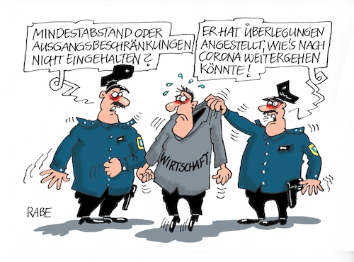 Cartoon: Nach Corona (medium) by RABE tagged virus,corona,pandemie,coronakrise,rabe,ralf,böhme,cartoon,karikatur,pressezeichnung,farbcartoon,tagescartoon,viren,virenschutz,mundschutz,desinfektion,föderal,föderalismus,ländersache,altmaier,wirtschaft,industrie,fitnessprogramm,polizei,mindestabstand,ausgangssperre,virus,corona,pandemie,coronakrise,rabe,ralf,böhme,cartoon,karikatur,pressezeichnung,farbcartoon,tagescartoon,viren,virenschutz,mundschutz,desinfektion,föderal,föderalismus,ländersache,altmaier,wirtschaft,industrie,fitnessprogramm,polizei,mindestabstand,ausgangssperre