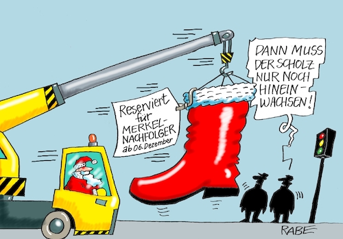 Cartoon: Nikolausi (medium) by RABE tagged bundestagswahl,wahlkampf,osten,ddr,ostbeauftragter,bundesregierung,recht,rabe,ralf,böhme,cartoon,karikatur,pressezeichnung,farbcartoon,tagescartoon,cdu,wahlplakat,laschet,lacher,lachnummer,sondierung,sondierungsgespräche,koalitionsgespräche,nikolaus,nikolaustag,nikolausstiefel,dezember,kanzlerwahl,ampel,lindner,fdp,scholz,habeck,kran,kranwagen,kranauto,bundestagswahl,wahlkampf,osten,ddr,ostbeauftragter,bundesregierung,recht,rabe,ralf,böhme,cartoon,karikatur,pressezeichnung,farbcartoon,tagescartoon,cdu,wahlplakat,laschet,lacher,lachnummer,sondierung,sondierungsgespräche,koalitionsgespräche,nikolaus,nikolaustag,nikolausstiefel,dezember,kanzlerwahl,ampel,lindner,fdp,scholz,habeck,kran,kranwagen,kranauto