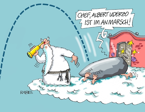 Cartoon: Operation Hinkelstein (medium) by RABE tagged comic,cartoon,zwichner,asterix,obelix,idefix,rabe,ralf,böhme,karikatur,pressezeichnung,farbcartoon,tagescartoon,operation,hinkelstein,römeralbert,uderzo,tod,himmel,engel,petrus,himmelstor,druide,zaubertrank,comic,cartoon,zwichner,asterix,obelix,idefix,rabe,ralf,böhme,karikatur,pressezeichnung,farbcartoon,tagescartoon,operation,hinkelstein,römeralbert,uderzo,tod,himmel,engel,petrus,himmelstor,druide,zaubertrank