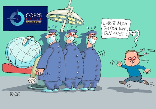 Cartoon: Operationsteam (medium) by RABE tagged klimawandel,umwelt,umweltministerin,schulze,sp,klimapreis,heizung,auto,rabe,ralf,böhme,cartoon,karikatur,pressezeichnung,farbcartoon,tagescartoon,brücke,bettler,verkehr,klimaprämie,friday,for,future,klimakonferenz,madrid,spanien,chile,greta,thunberg,aarzt,ärtzeteam,op,operatianssaal,weltkugel,erdkugel,klimawandel,umwelt,umweltministerin,schulze,sp,klimapreis,heizung,auto,rabe,ralf,böhme,cartoon,karikatur,pressezeichnung,farbcartoon,tagescartoon,brücke,bettler,verkehr,klimaprämie,friday,for,future,klimakonferenz,madrid,spanien,chile,greta,thunberg,aarzt,ärtzeteam,op,operatianssaal,weltkugel,erdkugel