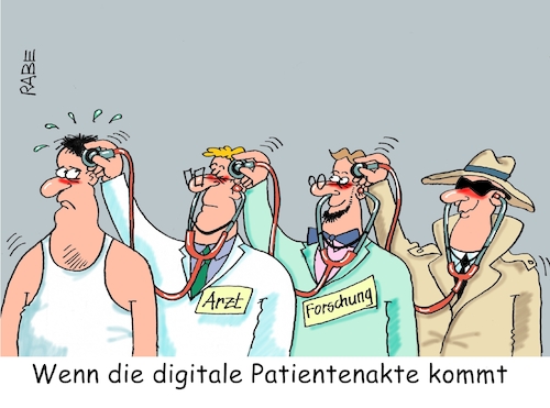 Cartoon: Patientenakte (medium) by RABE tagged ampel,ampelregierung,rot,grün,gelb,fdp,spd,grüne,rabe,ralf,böhme,cartoon,karikatur,pressezeichnung,farbcartoon,tagescartoon,inflation,einkommen,rente,rentenpaket,bruch,streit,neuwahlen,karl,lauterbach,patientenakte,didtalisierung,chipkarte,daten,digitalisierung,geheimdienst,bnd,forscher,arzt,patient,ampel,ampelregierung,rot,grün,gelb,fdp,spd,grüne,rabe,ralf,böhme,cartoon,karikatur,pressezeichnung,farbcartoon,tagescartoon,inflation,einkommen,rente,rentenpaket,bruch,streit,neuwahlen,karl,lauterbach,patientenakte,didtalisierung,chipkarte,daten,digitalisierung,geheimdienst,bnd,forscher,arzt,patient