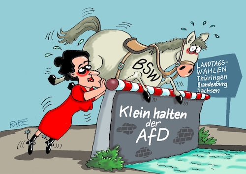 Cartoon: Pferdestärken gefordert (medium) by RABE tagged ampelregierung,scholz,spd,grüne,fdp,lindner,kinder,kindergrundsicherung,rabe,ralf,böhme,cartoon,karikatur,pressezeichnung,farbcartoon,tagescartoon,hausmeister,ohren,zähne,sahra,wagenknecht,bvs,bündnis,gerechtigkeit,linke,pds,sed,landtagswahlen,osten,sachsen,brandenburg,thüringen,ramelow,afd,rechte,neonazis,pferd,gaul,hürde,mauer,ampelregierung,scholz,spd,grüne,fdp,lindner,kinder,kindergrundsicherung,rabe,ralf,böhme,cartoon,karikatur,pressezeichnung,farbcartoon,tagescartoon,hausmeister,ohren,zähne,sahra,wagenknecht,bvs,bündnis,gerechtigkeit,linke,pds,sed,landtagswahlen,osten,sachsen,brandenburg,thüringen,ramelow,afd,rechte,neonazis,pferd,gaul,hürde,mauer