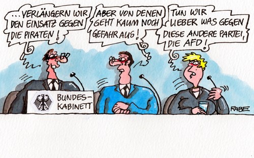 Cartoon: Pirateneinsatz (medium) by RABE tagged bundeskabinett,berlin,beschluss,somalia,afrika,piraten,piratenpartei,soldaten,bundeswehr,bundeswehreinsatz,gefahr,afd,alternative,für,deutschland,rabe,ralf,böhme,cartoon,karikatur,bundesregierung,horn,atalanta,mandatsentwurf,marine,fregatte,seewege,bundeskabinett,berlin,beschluss,somalia,afrika,piraten,piratenpartei,soldaten,bundeswehr,bundeswehreinsatz,gefahr,afd,alternative,für,deutschland,rabe,ralf,böhme,cartoon,karikatur,bundesregierung,horn,atalanta,mandatsentwurf,marine,fregatte,seewege