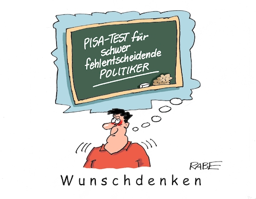 Cartoon: Politikerpisatest (medium) by RABE tagged pisa,pisatest,pisatests,schüler,schulen,bildung,schulklassen,zeugnisse,rabe,ralf,böhme,cartoon,karikatur,pressezeichnung,farbcartoon,tagescartoon,klassenzimmer,schultafel,politik,püolitiker,fehlentscheidung,test,testergebnisse,pisa,pisatest,pisatests,schüler,schulen,bildung,schulklassen,zeugnisse,rabe,ralf,böhme,cartoon,karikatur,pressezeichnung,farbcartoon,tagescartoon,klassenzimmer,schultafel,politik,püolitiker,fehlentscheidung,test,testergebnisse