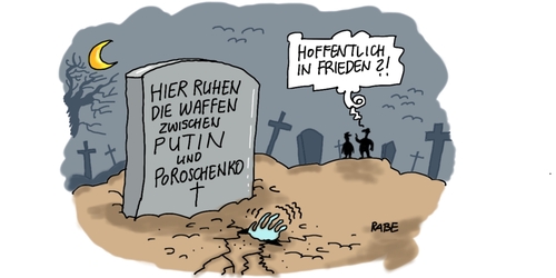 Cartoon: Poroschenko (medium) by RABE tagged putin,poroschenko,waffenruhe,ukraine,rabe,ralf,böhme,cartoon,karikatur,ostukraine,friedhof,grab,zombi,putin,poroschenko,waffenruhe,ukraine,rabe,ralf,böhme,cartoon,karikatur,ostukraine,friedhof,grab,zombi