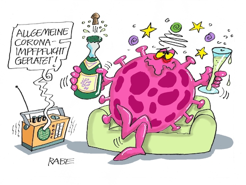 Cartoon: Prost (medium) by RABE tagged corona,kliniken,intensivbetten,überbelegung,op,operationen,omikron,boosterimpfung,coronamaßnahmen,coronakurs,lockerungen,märz,freedomday,gewässer,sicher,karl,lauterbach,impfpflicht,lockerung,bundestag,scheitern,sekt,korken,prost,couch,feierlaune,abstimmung,corona,kliniken,intensivbetten,überbelegung,op,operationen,omikron,boosterimpfung,coronamaßnahmen,coronakurs,lockerungen,märz,freedomday,gewässer,sicher,karl,lauterbach,impfpflicht,lockerung,bundestag,scheitern,sekt,korken,prost,couch,feierlaune,abstimmung