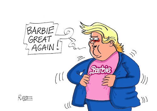 Cartoon: Puppenspieler Donald (medium) by RABE tagged barbie,barbiepuppe,barbiefilm,hollywood,film,kino,ken,puppe,spielzeug,rabe,ralf,böhme,cartoon,karikatur,pressezeichnung,farbcartoon,tagescartoon,donald,trump,great,again,barbie,barbiepuppe,barbiefilm,hollywood,film,kino,ken,puppe,spielzeug,rabe,ralf,böhme,cartoon,karikatur,pressezeichnung,farbcartoon,tagescartoon,donald,trump,great,again