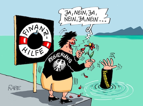 Cartoon: Rettungsringen (medium) by RABE tagged merz,union,kanzler,fritze,koalition,spd,klingbeil,bundesregierung,rabe,ralf,böhme,cartoon,karikatur,pressezeichnung,farbcartoon,tagescartoon,trump,putin,krisen,tv,nachrichten,waschmaschine,kommunen,stadt,bürgermeister,haushaltskasse,haushalt,finanzloch,not,finanznot,rettung,rettungsring,blüte,blütenblätter,bund,merz,union,kanzler,fritze,koalition,spd,klingbeil,bundesregierung,rabe,ralf,böhme,cartoon,karikatur,pressezeichnung,farbcartoon,tagescartoon,trump,putin,krisen,tv,nachrichten,waschmaschine,kommunen,stadt,bürgermeister,haushaltskasse,haushalt,finanzloch,not,finanznot,rettung,rettungsring,blüte,blütenblätter,bund