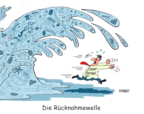 Cartoon: Rücknahmewelle (medium) by RABE tagged weihnachten,weihnachtsmann,schlitten,rentiere,kanzlerin,merkel,rabe,ralf,böhme,cartoon,karikatur,pressezeichnung,farbcartoon,tagescartoon,grün,heißzeit,klimawandel,frühjahr,badehose,bescherung,geschenke,socken,krawatten,parfüm,einzelhandeö,verkäufer,kunden,rückgabe,rücknahme,welle,weihnachten,weihnachtsmann,schlitten,rentiere,kanzlerin,merkel,rabe,ralf,böhme,cartoon,karikatur,pressezeichnung,farbcartoon,tagescartoon,grün,heißzeit,klimawandel,frühjahr,badehose,bescherung,geschenke,socken,krawatten,parfüm,einzelhandeö,verkäufer,kunden,rückgabe,rücknahme,welle