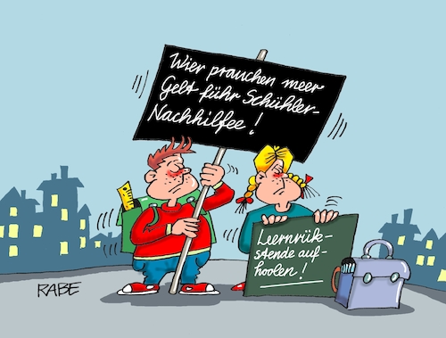 Cartoon: Rückständiges (medium) by RABE tagged corona,bundländerkonferenz,merkel,kanzleramt,lockerungen,stufenplan,öffnungen,lockdown,shutdown,baumärkte,impfdosen,rki,fallzahlen,inzidenzwert,spahn,impfzentren,impfreihenfolge,ostern,lernen,lernrückstände,milliarden,bundesbildungsministerin,nachhilfe,lehrerverband,corona,bundländerkonferenz,merkel,kanzleramt,lockerungen,stufenplan,öffnungen,lockdown,shutdown,baumärkte,impfdosen,rki,fallzahlen,inzidenzwert,spahn,impfzentren,impfreihenfolge,ostern,lernen,lernrückstände,milliarden,bundesbildungsministerin,nachhilfe,lehrerverband