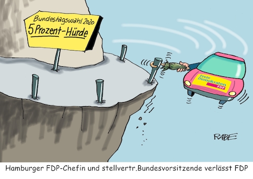 Cartoon: Rücktrittskurve (medium) by RABE tagged virus,corona,pandemie,coronakrise,rabe,ralf,böhme,cartoon,karikatur,pressezeichnung,farbcartoon,tagescartoon,viren,virenschutz,mundschutz,desinfektion,föderal,föderalismus,ländersache,lindner,liberale,christian,fdp,hamburg,vize,bundesvize,parteiaustritt,rücktritt,pkw,straße,kurve,abgrund,hürde,bundestagswahl,virus,corona,pandemie,coronakrise,rabe,ralf,böhme,cartoon,karikatur,pressezeichnung,farbcartoon,tagescartoon,viren,virenschutz,mundschutz,desinfektion,föderal,föderalismus,ländersache,lindner,liberale,christian,fdp,hamburg,vize,bundesvize,parteiaustritt,rücktritt,pkw,straße,kurve,abgrund,hürde,bundestagswahl