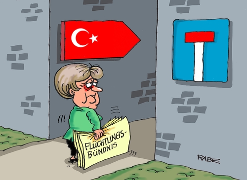 Cartoon: Sackgasse (medium) by RABE tagged flüchtlinge,flüchtlingskrise,flüchtlingsunterkunft,rabe,ralf,böhme,cartoon,karikatur,pressezeichnung,farbcartoon,tagescartoon,kanzlerin,merkel,cdu,seehofer,türkei,sackgasse,erdogan,obergrenze,balkanroute,syrer,rücknahme,angebot,flüchtlinge,flüchtlingskrise,flüchtlingsunterkunft,rabe,ralf,böhme,cartoon,karikatur,pressezeichnung,farbcartoon,tagescartoon,kanzlerin,merkel,cdu,seehofer,türkei,sackgasse,erdogan,obergrenze,balkanroute,syrer,rücknahme,angebot