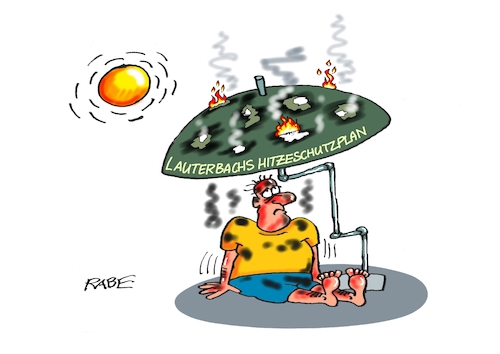 Cartoon: Schirmherrschaft (medium) by RABE tagged klima,klimaziele,klimawende,ampel,wissing,streit,umsetzung,rabe,ralf,böhme,cartoon,karikatur,pressezeichnung,farbcartoon,tagescartoon,dürre,klimakatastrophe,wüste,trockenheit,hitze,hitzeschutzplan,karl,lauterbach,gesundheitsminister,feuer,flamme,sonnenschirm,verbrennungen,klima,klimaziele,klimawende,ampel,wissing,streit,umsetzung,rabe,ralf,böhme,cartoon,karikatur,pressezeichnung,farbcartoon,tagescartoon,dürre,klimakatastrophe,wüste,trockenheit,hitze,hitzeschutzplan,karl,lauterbach,gesundheitsminister,feuer,flamme,sonnenschirm,verbrennungen