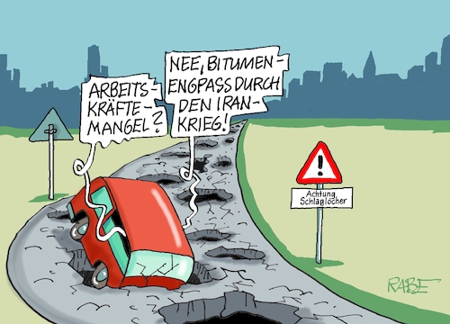 Schlaglochpiste