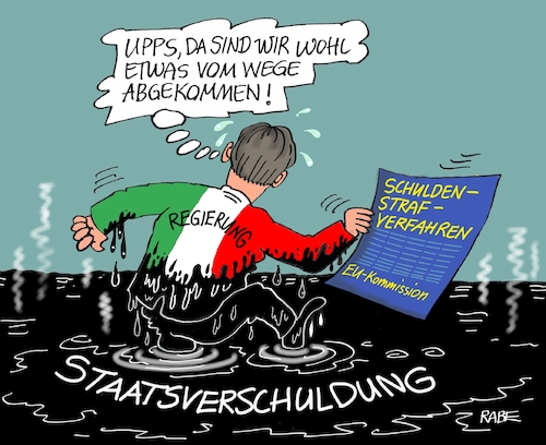 Cartoon: Schuldensumpf (medium) by RABE tagged eu,brüssel,italien,rom,regierung,schulden,sumpf,rabe,ralf,böhme,cartoon,karikatur,pressezeichnung,farbcartoon,tagescartoon,kommission,schuldenverfahren,strafverfahren,schuldenstrafverfahre,staatsverschuldung,euro,eu,brüssel,italien,rom,regierung,schulden,sumpf,rabe,ralf,böhme,cartoon,karikatur,pressezeichnung,farbcartoon,tagescartoon,kommission,schuldenverfahren,strafverfahren,schuldenstrafverfahre,staatsverschuldung,euro