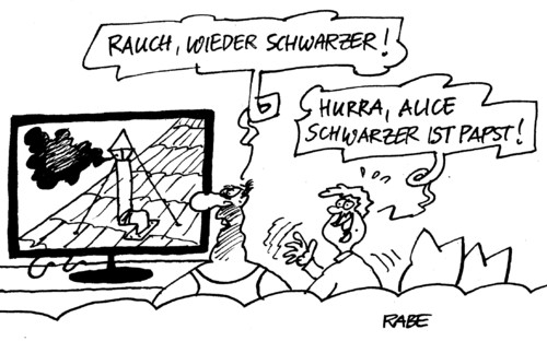 Cartoon: Schwarzer Rauch (medium) by RABE tagged papst,papstwahl,rom,vatikan,rauch,schlot,schornstein,konklave,sixtinische,kapelle,wahlgang,rabe,ralf,böhme,cartoon,karikatur,schwarzer,alice,feministin,emma,päpstin,kardinäle,papst,papstwahl,rom,vatikan,rauch,schlot,schornstein,konklave,sixtinische,kapelle,wahlgang,rabe,ralf,böhme,cartoon,karikatur,schwarzer,alice,feministin,emma,päpstin,kardinäle