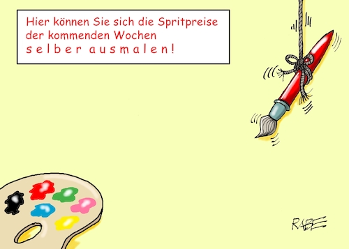 Cartoon: Selber malen (medium) by RABE tagged merz,kanzler,koalition,union,spd,klingbeil,cartoon,karikatur,pressezeichnung,farbcartoon,tagescartoon,db,bahn,frühling,frühjahr,frühjahrsputz,ice,zug,blumenkasten,blumenkästen,spritpreise,benzin,diesel,preisanstieg,entlastung,reform,mineralölkonzern,stift,pinsel,palette,farbe,malbuch,merz,kanzler,koalition,union,spd,klingbeil,cartoon,karikatur,pressezeichnung,farbcartoon,tagescartoon,db,bahn,frühling,frühjahr,frühjahrsputz,ice,zug,blumenkasten,blumenkästen,spritpreise,benzin,diesel,preisanstieg,entlastung,reform,mineralölkonzern,stift,pinsel,palette,farbe,malbuch