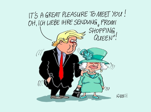 Cartoon: Shopping Queen (medium) by RABE tagged trump,london,queen,elisabeth,theresa,may,boris,johnson,festessen,brexit,the,sun,rabe,ralf,böhme,cartoon,karikatur,pressezeichnung,farbcartoon,tagescartoon,krone,kronjuwelen,pressefoto,donald,promi,shopping,great,pleasure,trump,london,queen,elisabeth,theresa,may,boris,johnson,festessen,brexit,the,sun,rabe,ralf,böhme,cartoon,karikatur,pressezeichnung,farbcartoon,tagescartoon,krone,kronjuwelen,pressefoto,donald,promi,shopping,great,pleasure