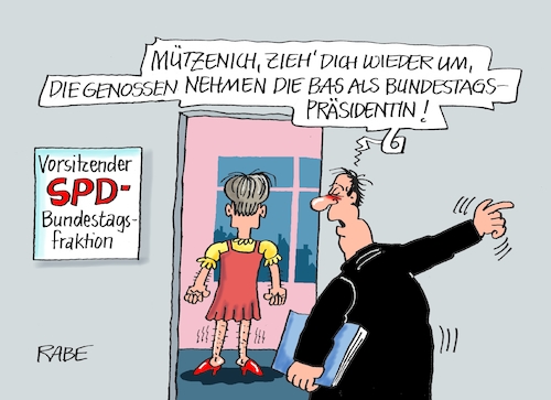 Cartoon: Sieht einer meine Mütze nich (medium) by RABE tagged bundestagswahl,wahlkampf,osten,ddr,ostbeauftragter,bundesregierung,recht,rabe,ralf,böhme,cartoon,karikatur,pressezeichnung,farbcartoon,tagescartoon,cdu,wahlplakat,laschet,lacher,lachnummer,bundestagspräsident,bundestagspräsidentin,mützenich,bas,frauenkleider,frauenquote,ampel,bundestagswahl,wahlkampf,osten,ddr,ostbeauftragter,bundesregierung,recht,rabe,ralf,böhme,cartoon,karikatur,pressezeichnung,farbcartoon,tagescartoon,cdu,wahlplakat,laschet,lacher,lachnummer,bundestagspräsident,bundestagspräsidentin,mützenich,bas,frauenkleider,frauenquote,ampel