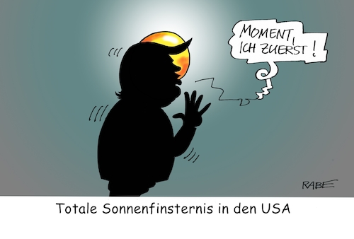 Cartoon: Sonnenfinsterling (medium) by RABE tagged trump,usa,präsident,donaöd,weltreise,staatsbesuch,saudi,arabien,islam,rabe,ralf,böhme,cartoon,karikatur,pressezeichnung,farbcartoon,tagescartoon,islamisten,is,terror,grundsatzrede,araber,great,again,charlottesville,republikaner,white,house,rassismus,finsterling,sonnenfinsternis,sonne,dunkelheit,erde,mond,sonnenfinsterling,trump,usa,präsident,donaöd,weltreise,staatsbesuch,saudi,arabien,islam,rabe,ralf,böhme,cartoon,karikatur,pressezeichnung,farbcartoon,tagescartoon,islamisten,is,terror,grundsatzrede,araber,great,again,charlottesville,republikaner,white,house,rassismus,finsterling,sonnenfinsternis,sonne,dunkelheit,erde,mond,sonnenfinsterling