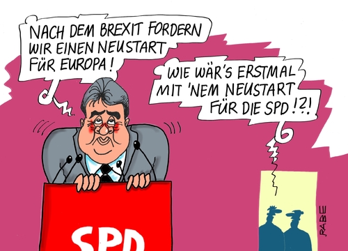 Cartoon: SPD Brexit (medium) by RABE tagged spd,gabriel,neustart,groko,europa,eu,brexit,england,johnson,rabe,ralf,böhme,cartoon,karikatur,pressezeichnung,farbcartoon,tagescartoon,rednerpult,eurozone,zerfall,eurostaaten,spd,gabriel,neustart,groko,europa,eu,brexit,england,johnson,rabe,ralf,böhme,cartoon,karikatur,pressezeichnung,farbcartoon,tagescartoon,rednerpult,eurozone,zerfall,eurostaaten