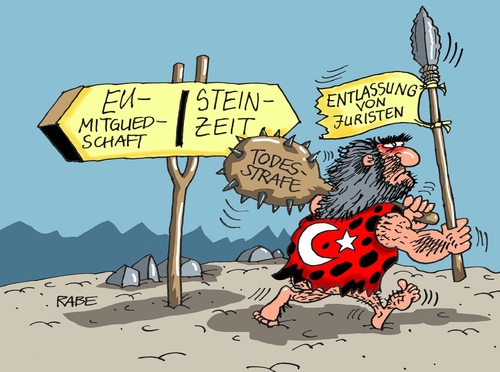 Cartoon: Steinzeit (medium) by RABE tagged erdogan,merkel,türkei,böhmermann,satire,schmähgedicht,staatsaffäre,justiz,strafprozess,rabe,ralf,böhme,cartoon,tagescartoon,farbcartoon,ministerpräsident,flüchtlingskrise,putsch,todesstrafe,putschisten,achtwechsel,generäle,armenienresolution,pkk,terroristen,machtergreifung,erdogan,merkel,türkei,böhmermann,satire,schmähgedicht,staatsaffäre,justiz,strafprozess,rabe,ralf,böhme,cartoon,tagescartoon,farbcartoon,ministerpräsident,flüchtlingskrise,putsch,todesstrafe,putschisten,achtwechsel,generäle,armenienresolution,pkk,terroristen,machtergreifung