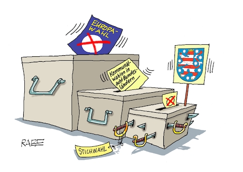 Cartoon: Sticheleiwahlen (medium) by RABE tagged wahl,wahlomat,wahlkämpfer,europawahl,landtagswahl,wähler,wahlplakate,rabe,ralf,böhme,cartoon,karikatur,pressezeichnung,farbcartoon,tagescartoon,briefwahl,briefwähler,stimmzettel,brief,briefkuvert,europa,eu,wahlurnen,stichwahl,kommunalwahlen,bürgermeisterwahlen,landratswahlen,stich,säbel,schneide,klinge,säbelkasten,stichelei,wahl,wahlomat,wahlkämpfer,europawahl,landtagswahl,wähler,wahlplakate,rabe,ralf,böhme,cartoon,karikatur,pressezeichnung,farbcartoon,tagescartoon,briefwahl,briefwähler,stimmzettel,brief,briefkuvert,europa,eu,wahlurnen,stichwahl,kommunalwahlen,bürgermeisterwahlen,landratswahlen,stich,säbel,schneide,klinge,säbelkasten,stichelei