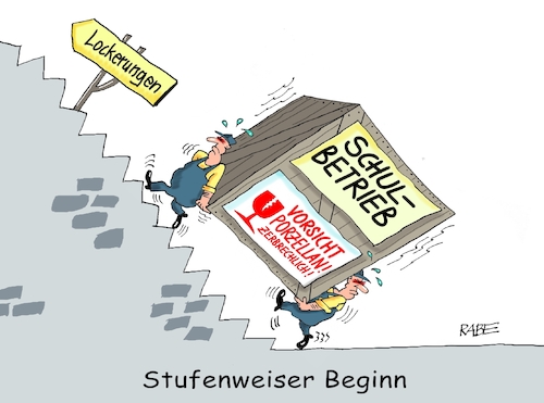 Cartoon: Stolperfalle (medium) by RABE tagged virus,corona,pandemie,coronakrise,rabe,ralf,böhme,cartoon,karikatur,pressezeichnung,farbcartoon,tagescartoon,viren,virenschutz,mundschutz,desinfektion,föderal,föderalismus,ländersache,schulbetrieb,schüler,lehrer,stufen,stufenplan,lockerungen,abstandsregeln,prüfungen,klassenzimmer,virus,corona,pandemie,coronakrise,rabe,ralf,böhme,cartoon,karikatur,pressezeichnung,farbcartoon,tagescartoon,viren,virenschutz,mundschutz,desinfektion,föderal,föderalismus,ländersache,schulbetrieb,schüler,lehrer,stufen,stufenplan,lockerungen,abstandsregeln,prüfungen,klassenzimmer