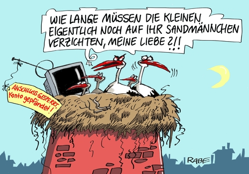 Storchen Fernsehen