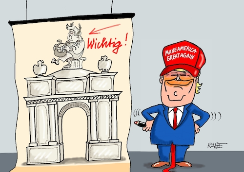 Cartoon: Triumpheuphorie (medium) by RABE tagged trump,präsident,usa,donald,einmarsch,erstürmung,cartoon,karikatur,pressezeichnung,rabe,ralf,böhme,farbcartoon,tagescartoon,venezuela,südamerika,maduro,regimewechsel,weltordnung,kongress,völkerrecht,triumph,washington,triumphbogen,bauwerk,monument,bauplan,nero,kaiser,rom,trump,präsident,usa,donald,einmarsch,erstürmung,cartoon,karikatur,pressezeichnung,rabe,ralf,böhme,farbcartoon,tagescartoon,venezuela,südamerika,maduro,regimewechsel,weltordnung,kongress,völkerrecht,triumph,washington,triumphbogen,bauwerk,monument,bauplan,nero,kaiser,rom