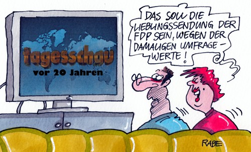 Cartoon: Umfragewerte (medium) by RABE tagged fdp,liberale,parteitag,parteispitze,brüderle,rösler,kapitän,dirndl,wirtschaftsminister,rabe,ralf,böhme,cartoon,karikatur,spitzenkandidat,bundestagswahl,wahlkampf,tagesschau,politbarometer,wähler,lieblingssendung,tv,ehepaar,schwarzgelb,koalition,fdp,liberale,parteitag,parteispitze,brüderle,rösler,kapitän,dirndl,wirtschaftsminister,rabe,ralf,böhme,cartoon,karikatur,spitzenkandidat,bundestagswahl,wahlkampf,tagesschau,politbarometer,wähler,lieblingssendung,tv,ehepaar,schwarzgelb,koalition