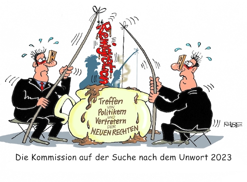 Cartoon: Unwortsucher (medium) by RABE tagged ampelregierung,scholz,spd,grüne,fdp,lindner,kinder,kindergrundsicherung,rabe,ralf,böhme,cartoon,karikatur,pressezeichnung,farbcartoon,tagescartoon,hausmeister,ohren,zähne,unwort,jahr,remigration,migration,emigration,angler,angelruten,nachttopf,marburg,kommission,wortfindung,ampelregierung,scholz,spd,grüne,fdp,lindner,kinder,kindergrundsicherung,rabe,ralf,böhme,cartoon,karikatur,pressezeichnung,farbcartoon,tagescartoon,hausmeister,ohren,zähne,unwort,jahr,remigration,migration,emigration,angler,angelruten,nachttopf,marburg,kommission,wortfindung