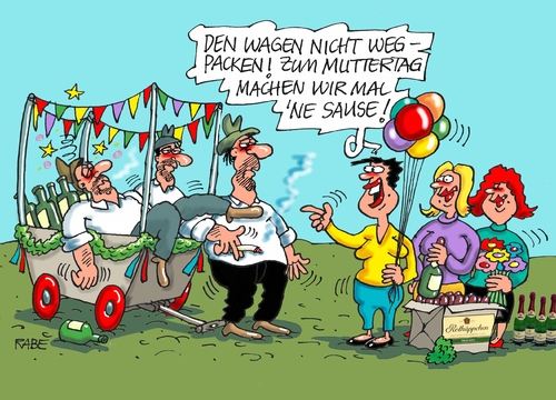 Trends für Vatertag 2020 Karikatur