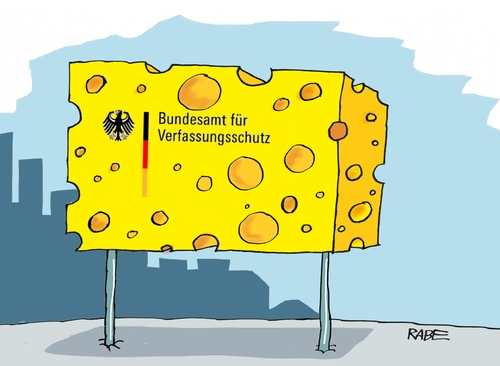 Cartoon: Verfassungsschutz (medium) by RABE tagged bundesamt,für,verfassungsschutz,maulwurf,islamist,unterwanderung,sicherheit,schutz,verfassung,bürger,radikalisierung,terroranschlag,rabe,ralf,böhme,cartoon,karikatur,pressezeichnung,farbcartoon,tagescartoon,käse,löcher,schweizer,bundesamt,für,verfassungsschutz,maulwurf,islamist,unterwanderung,sicherheit,schutz,verfassung,bürger,radikalisierung,terroranschlag,rabe,ralf,böhme,cartoon,karikatur,pressezeichnung,farbcartoon,tagescartoon,käse,löcher,schweizer