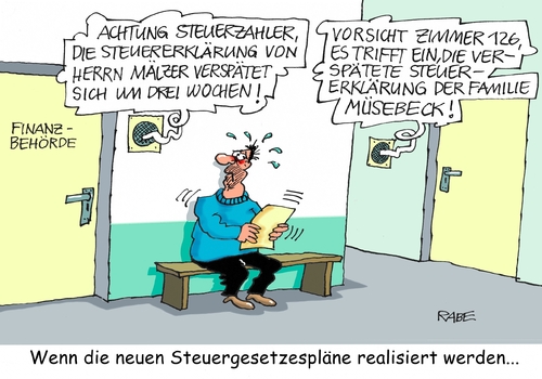 Cartoon: Verspätungszuschläge (medium) by RABE tagged steuererklärung,steuerzahler,finanzminister,schäuble,verspätungszuschläge,finanzamt,finanzbehörde,gesetzesvorlage,bundestag,rabe,ralf,böhme,cartoon,karikatur,pressezeichnung,farbcartoon,tagescartoon,euro,ankunft,mälzer,steuerberater,steuererklärung,steuerzahler,finanzminister,schäuble,verspätungszuschläge,finanzamt,finanzbehörde,gesetzesvorlage,bundestag,rabe,ralf,böhme,cartoon,karikatur,pressezeichnung,farbcartoon,tagescartoon,euro,ankunft,mälzer,steuerberater