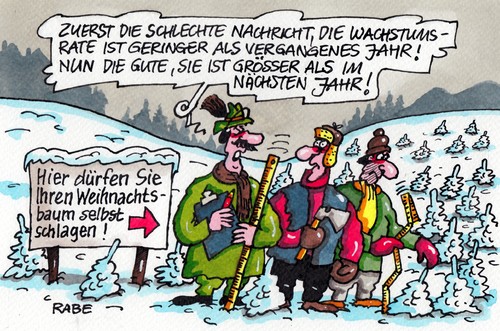 Cartoon: Wachstumsrate (medium) by RABE tagged wirtschaft,wachstum,wachstumsrate,aufschwung,konjunktur,wirtschaftswachstum,gewinn,verbraucher,rabe,ralf,böhme,cartoon,karikatur,pressezeichnung,farbcartoonrate,weihnachten,weihnachtsbaum,weihnachtsfest,tannenbaum,christbaum,schnee,wald,baum,nadelbaum,förster,säge,axt,bescherung,heiligabend,nordmanntanne,fichte,blaufichte,wirtschaftsminister,gabriel,spd,wirtschaft,wachstum,wachstumsrate,aufschwung,konjunktur,wirtschaftswachstum,gewinn,verbraucher,rabe,ralf,böhme,cartoon,karikatur,pressezeichnung,farbcartoonrate,weihnachten,weihnachtsbaum,weihnachtsfest,tannenbaum,christbaum,schnee,wald,baum,nadelbaum,förster,säge,axt,bescherung,heiligabend,nordmanntanne,fichte,blaufichte,wirtschaftsminister,gabriel,spd